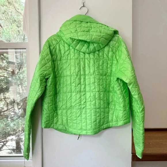 NWT Free People Poppy Packable Puffer Jacket Coat Quilted Lightweight in Green - Picture 3 of 7